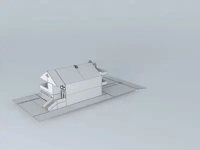 Lake House Free 3D model