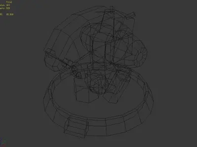 Exploring robot 01 3D model