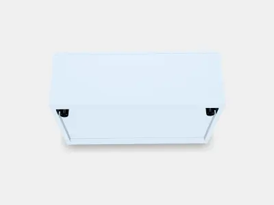 BESTA Shelf unit with glass door 26 Low-poly 3D model