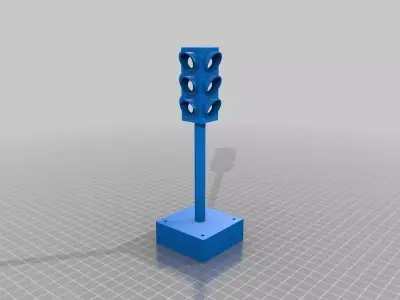 Parametric Traffic Light Model Free 3D print model