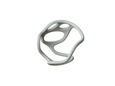 SciFi Cube Object No 36146 Low Poly Shape Texture