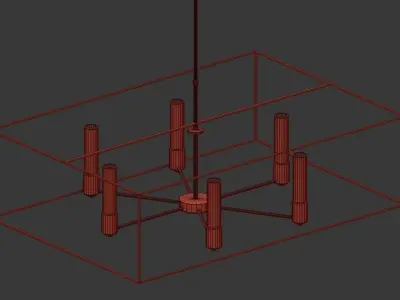 PORTICO CHANDELIER 3D model