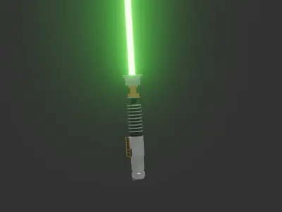 Star Wars Lightsaber--Luke Free low-poly 3D model