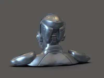 Cyborg Bust 3D print model purchase