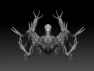 Lost in space Attack robot action figure 3d model 3D model