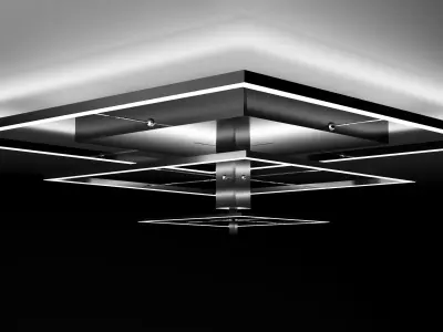 Ceiling lamp Free low-poly 3D model