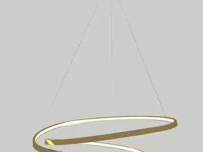 ECOJAS Modern led chandelier 3D model