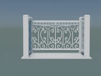 3D Tubular Balustrades 3D print model