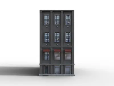 Building Free low-poly 3D model order