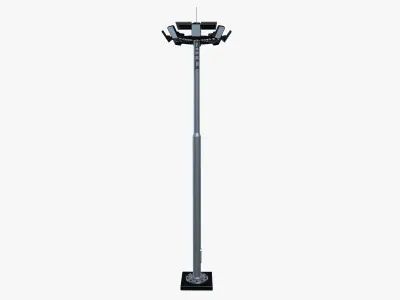 Street Light Pole Low-poly 3D model