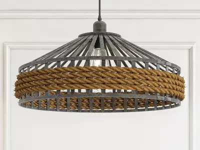 Loft kitchener chandelier 3D model