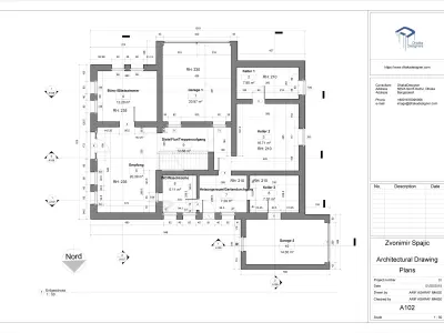 Architectural Drawing in Revit  Free 3D model