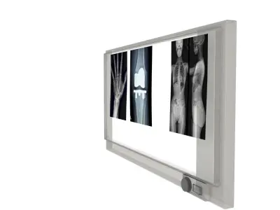 X-Ray lightbox Low-poly 3D model