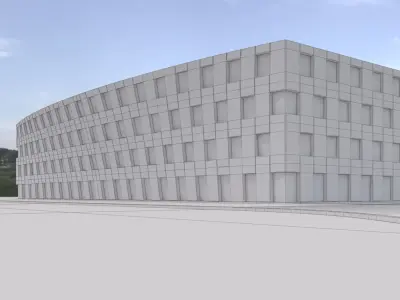 Public Building 3D model get