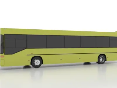 Mercedes-Benz O407 Low Low-poly 3D model
