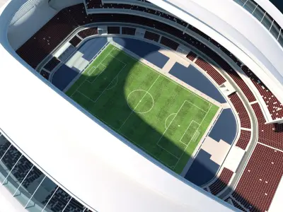  Conceptual stadium of the future 