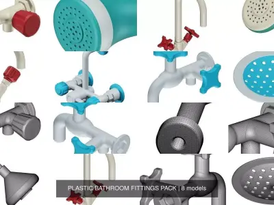 PLASTIC BATHROOM FITTINGS PACK