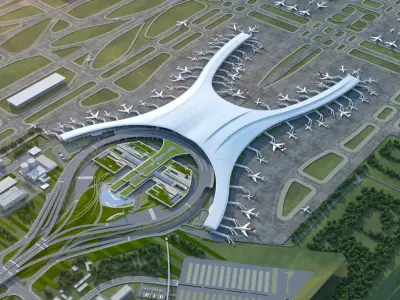 Chongqing Airport  Chongqing Jiangbei International Airport   3D model