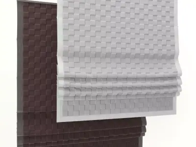 Roman shade c 3D model