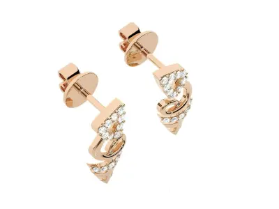 Light wt Pendant Earrings Set 3dm stl obj mtl gltf glb renders  3D print model