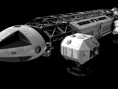 Space 1999 Eagle Transporter 3D model