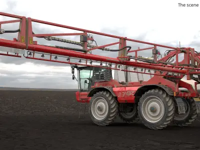  Agrifac Condor 5 Self-Propelled Crop Sprayer Red 