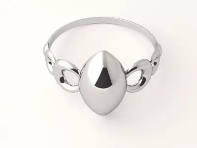 Space ring 3D print model