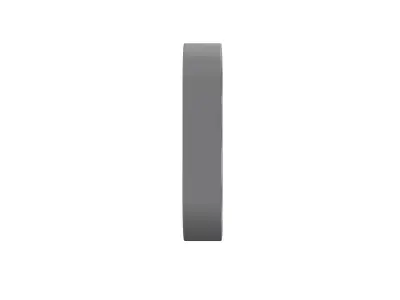 3d angle square left Low-poly 3D model