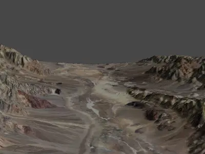 Death Valley National Park 3D model
