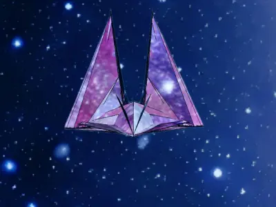 Galaxy spaceship 3D model