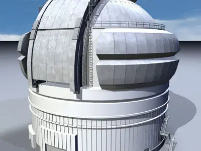Observatory dome 3D model