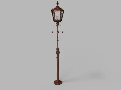 Lamp lantern Free low-poly 3D model