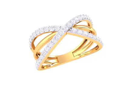 Women Ring MTL 3dm STL OBJ FBX Details 3D print model 50