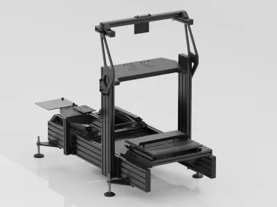 Racing Simulator Sim Rig Chassis DutchLab L1X 3D model
