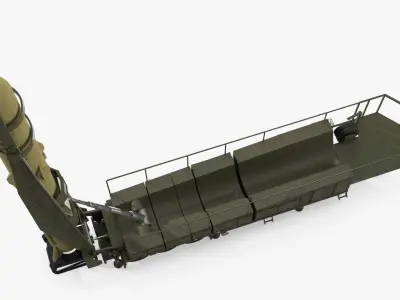  TEL Based Launcher with Raised Missile 