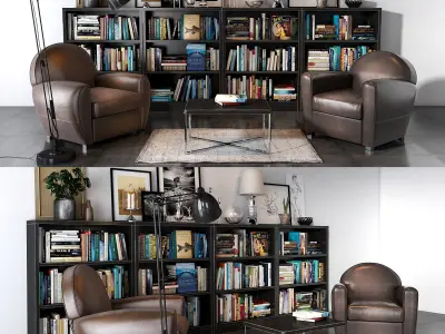 Neology Livingroom set 02 3D model