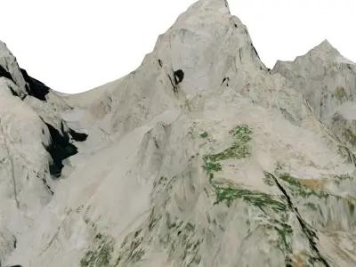 Mount Grand Teton 3D model