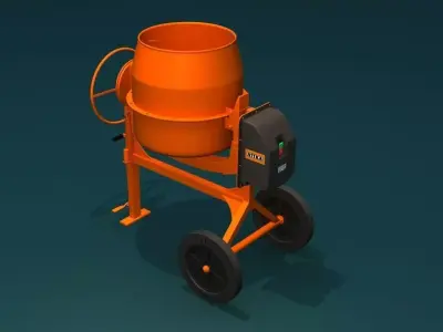 Concrete Mixer 3D model