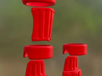 Street Fighter 6 Cammy Gauntlets STL file for 3D print 3D print model