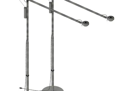 Fifty Fifty Floor Lamp 3D model