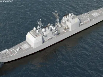  Arleigh Burke Class Destroyer USS CG-57 