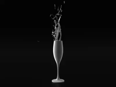 3D WATER SPLASH 3D model