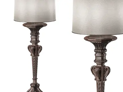 roberto elegant floor lamp art123 3D model