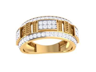 Women Ring  Render 3dm STL OBJ FBX Details 3D print model 416