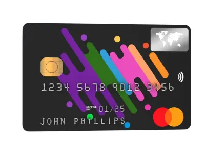 Credit Card 3D model