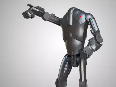 B2 Battle Droid Low-poly 3D model