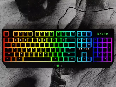 keyboard razer Low-poly 3D model