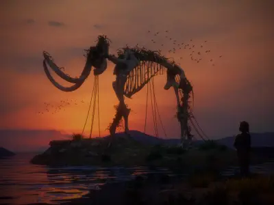 The Lost World Low-poly 3D model