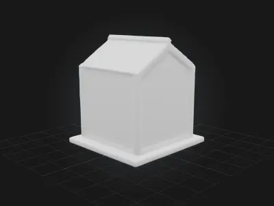 Mini Greenhouse Low-poly 3D model