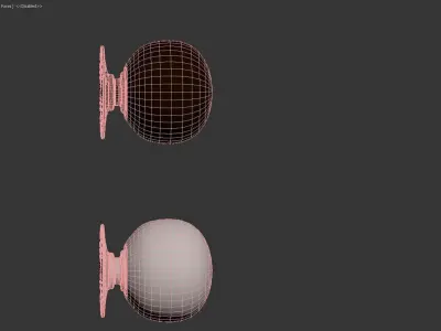 BALL CABINET KNOB 3D model